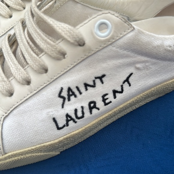 Saint Laurent Distressed Sneakers - Picture 4 of 10